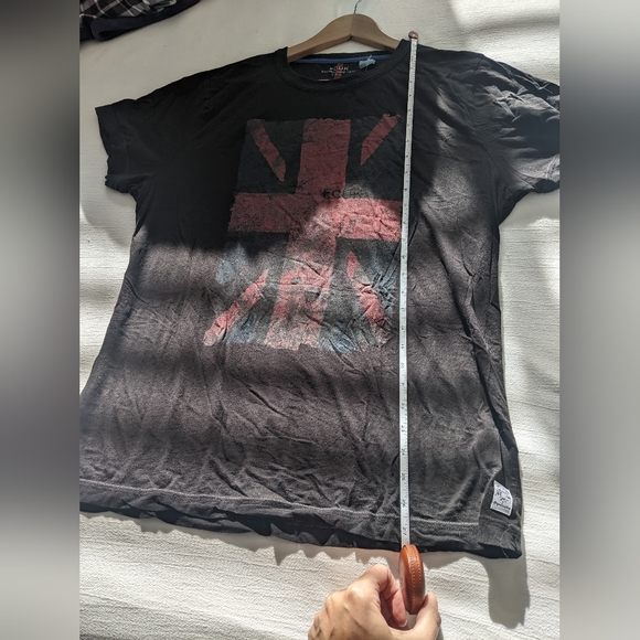 FCUK Men's black T-shirt XL - Picture 3 of 5